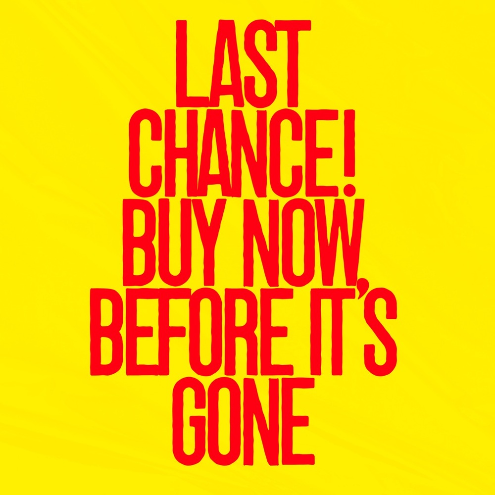 LAST CHANCE ITEMS!